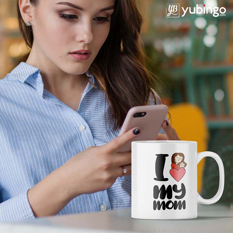 I Love My Mom Coffee Mug - product image 3
