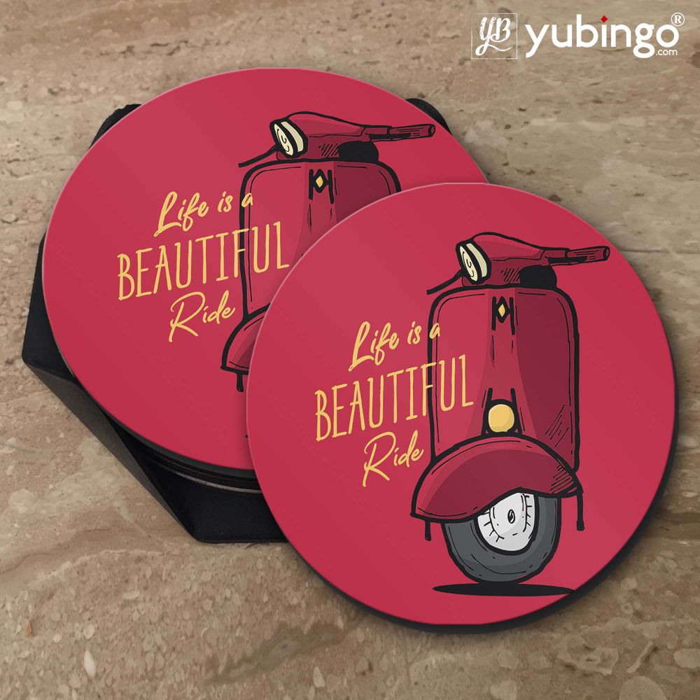 Life is Beautiful Ride Coasters - product image 5