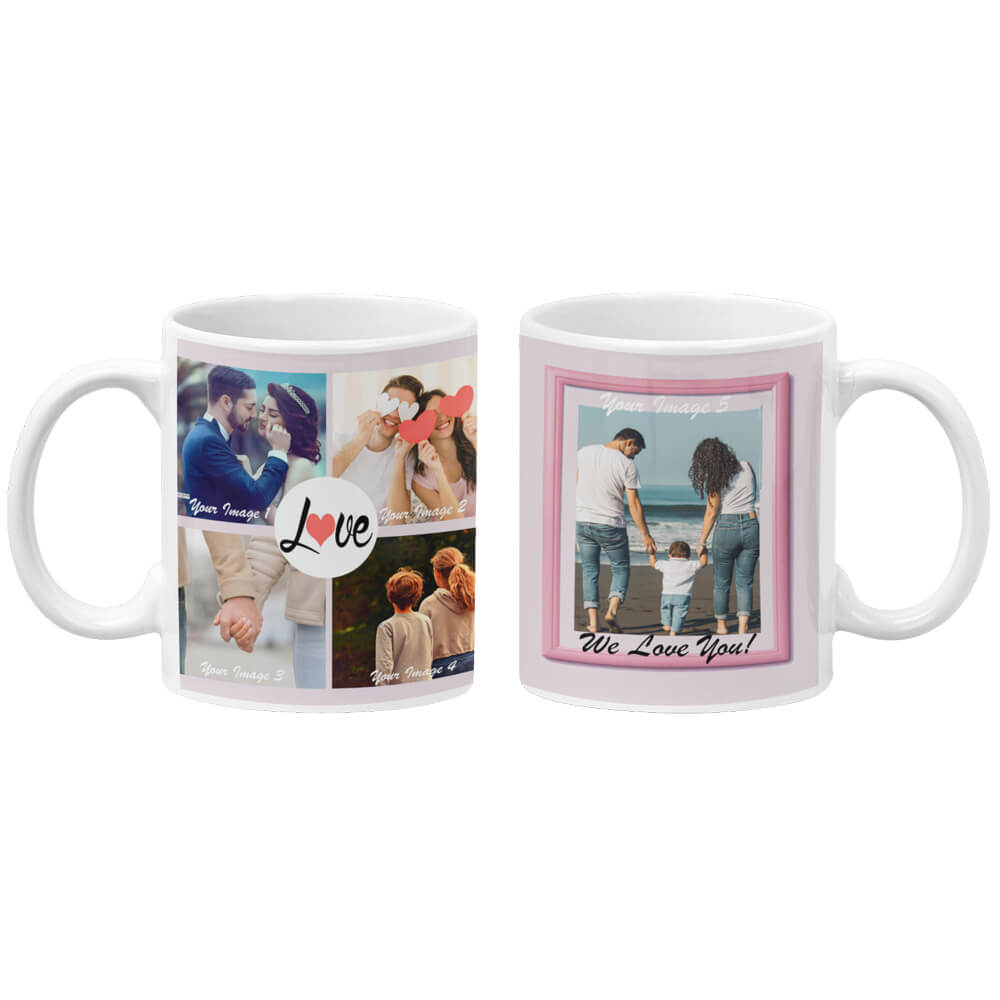 Love Collage Coffee Mug - corporate gift by YuBingo