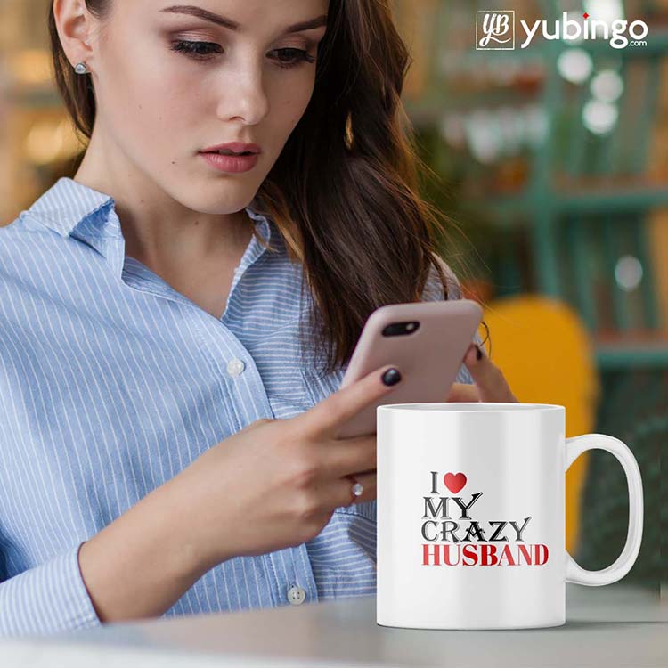 Love My Crazy Husband Coffee Mug - product image 3