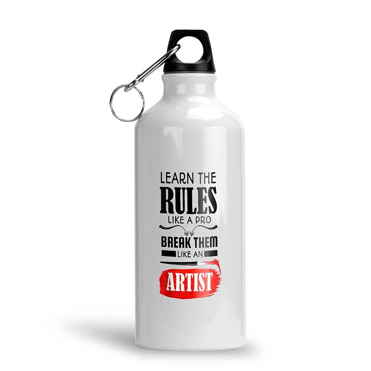 Manage Rules Water Bottle - corporate gift by YuBingo