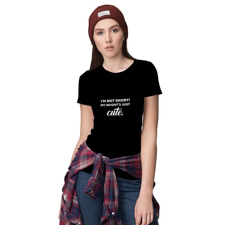 My Height Is Cute Women T-Shirt - product image 3