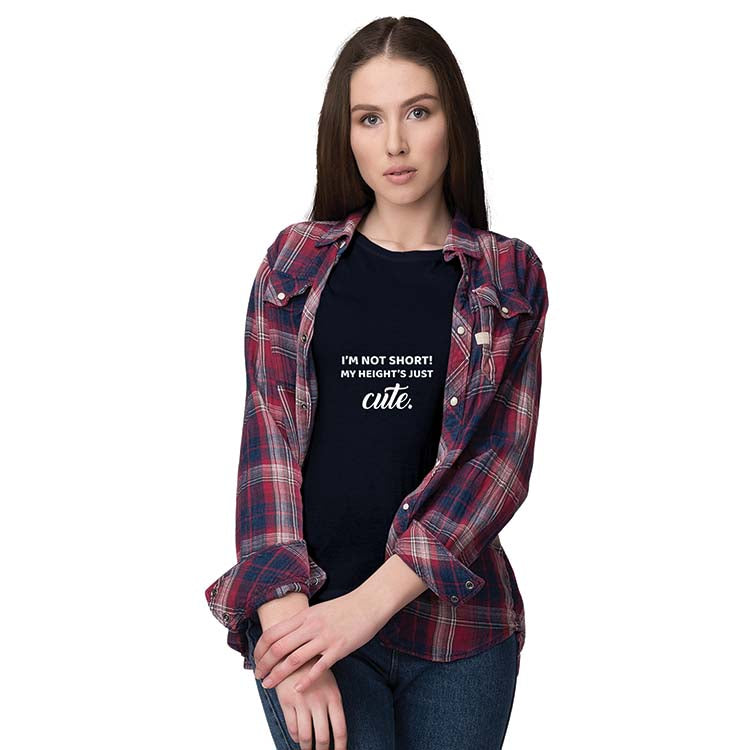 My Height Is Cute Women T-Shirt - product image 2