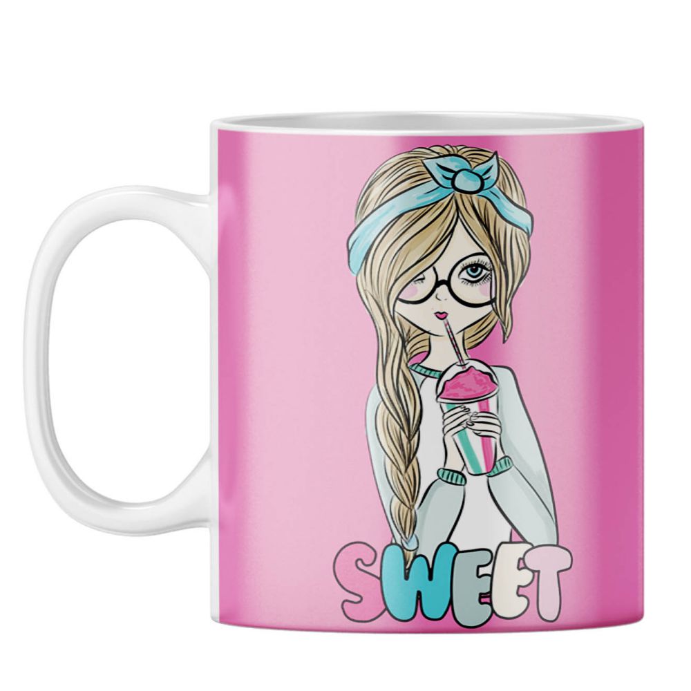 Sweet Girl Coffee Mug - corporate gift by YuBingo
