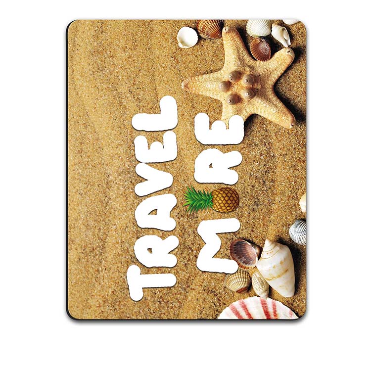 Travel More Mouse Pad - corporate gift by YuBingo
