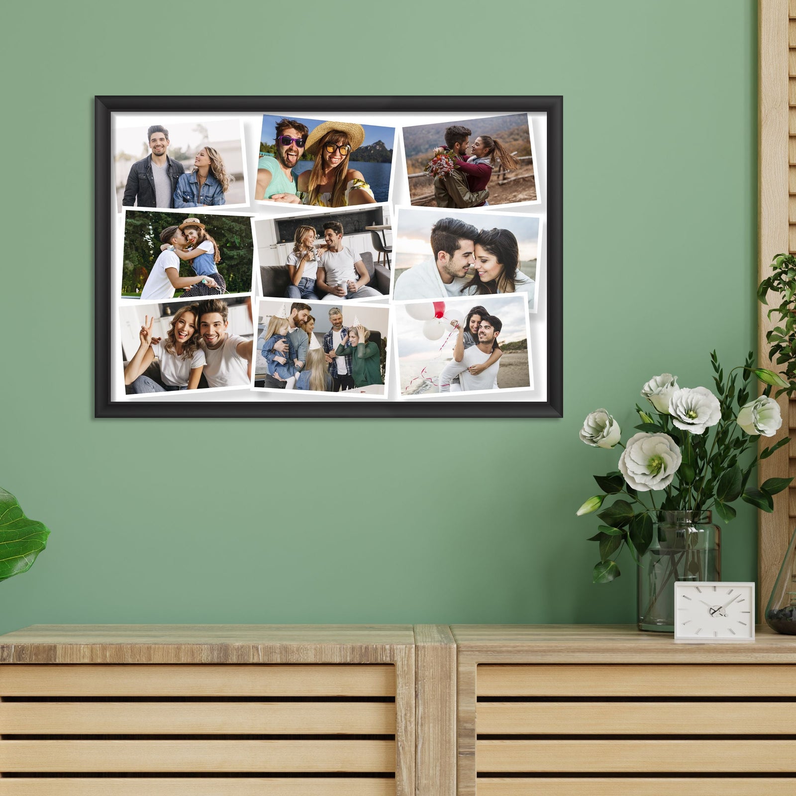 Photo Collage with Nine Photos Customised Frame - corporate gift by YuBingo