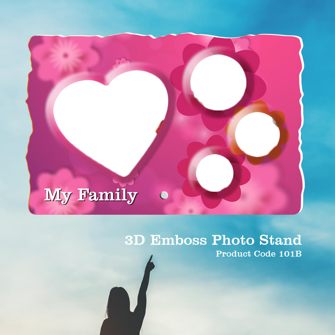 3D Emboss Photo Frame - corporate gift by YuBingo