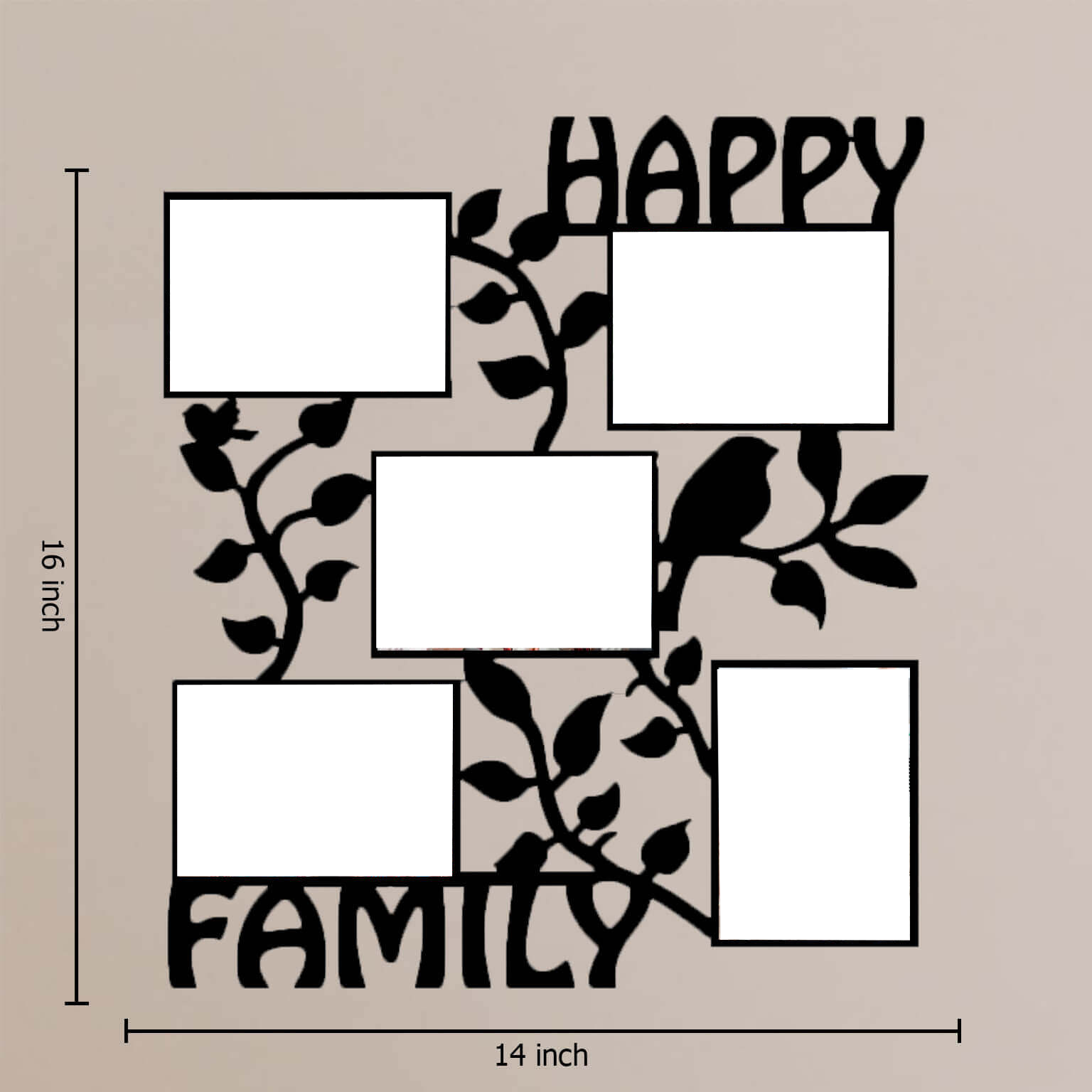 Preserve Precious Memories with Our Happy Family Photo Frame - corporate gift by YuBingo