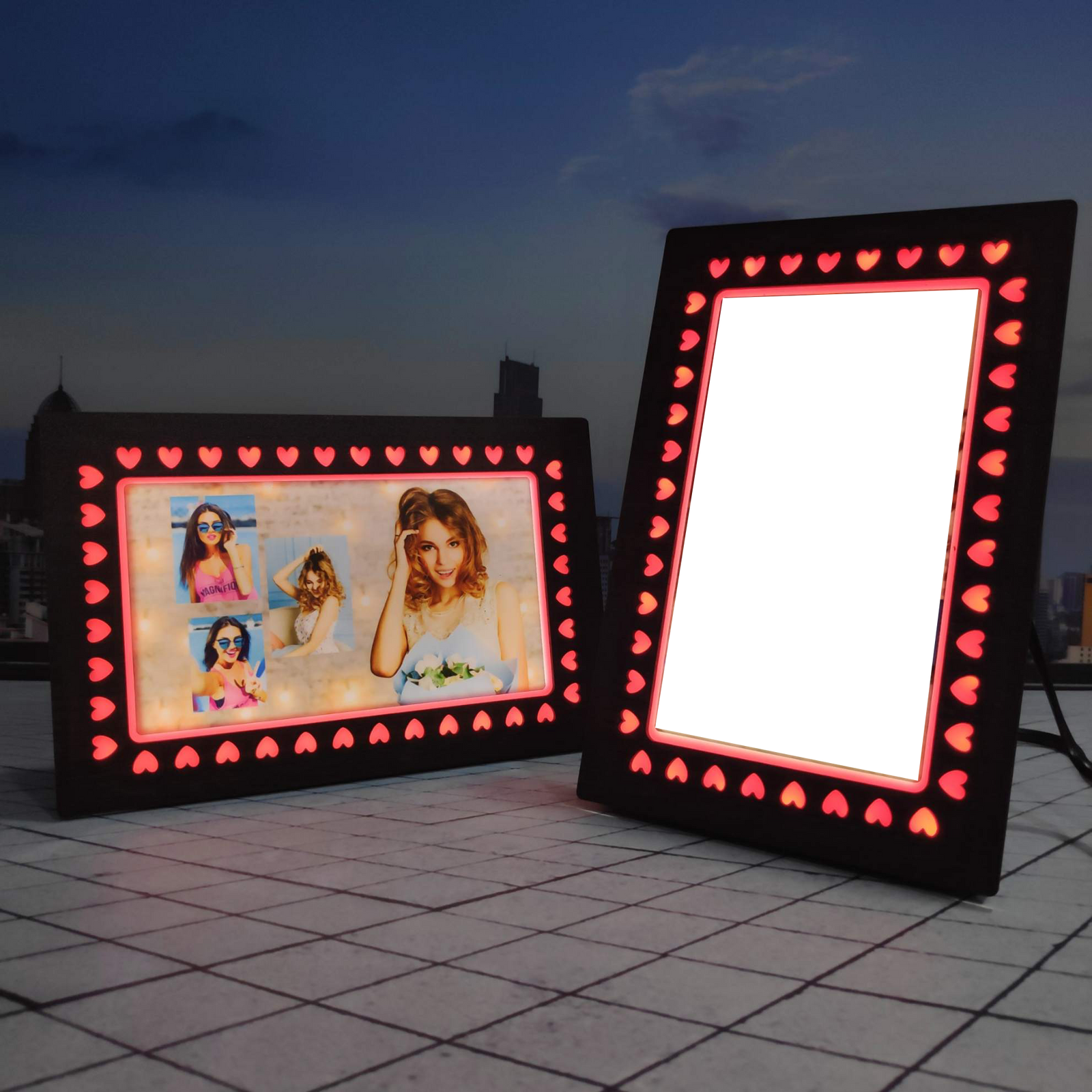 LED Table Stand (Hearts Border) - product image 3