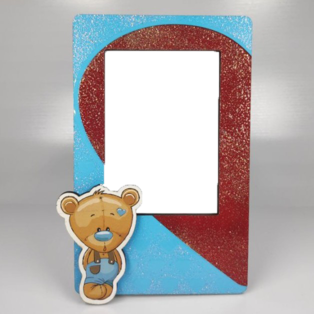 Blue Heart Magnet - product image 4