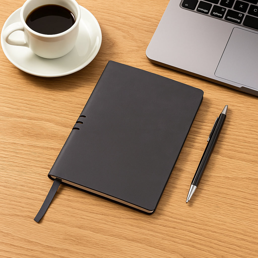 B197 - Classic PU Notebook with Pen Slot - corporate gift by YuBingo