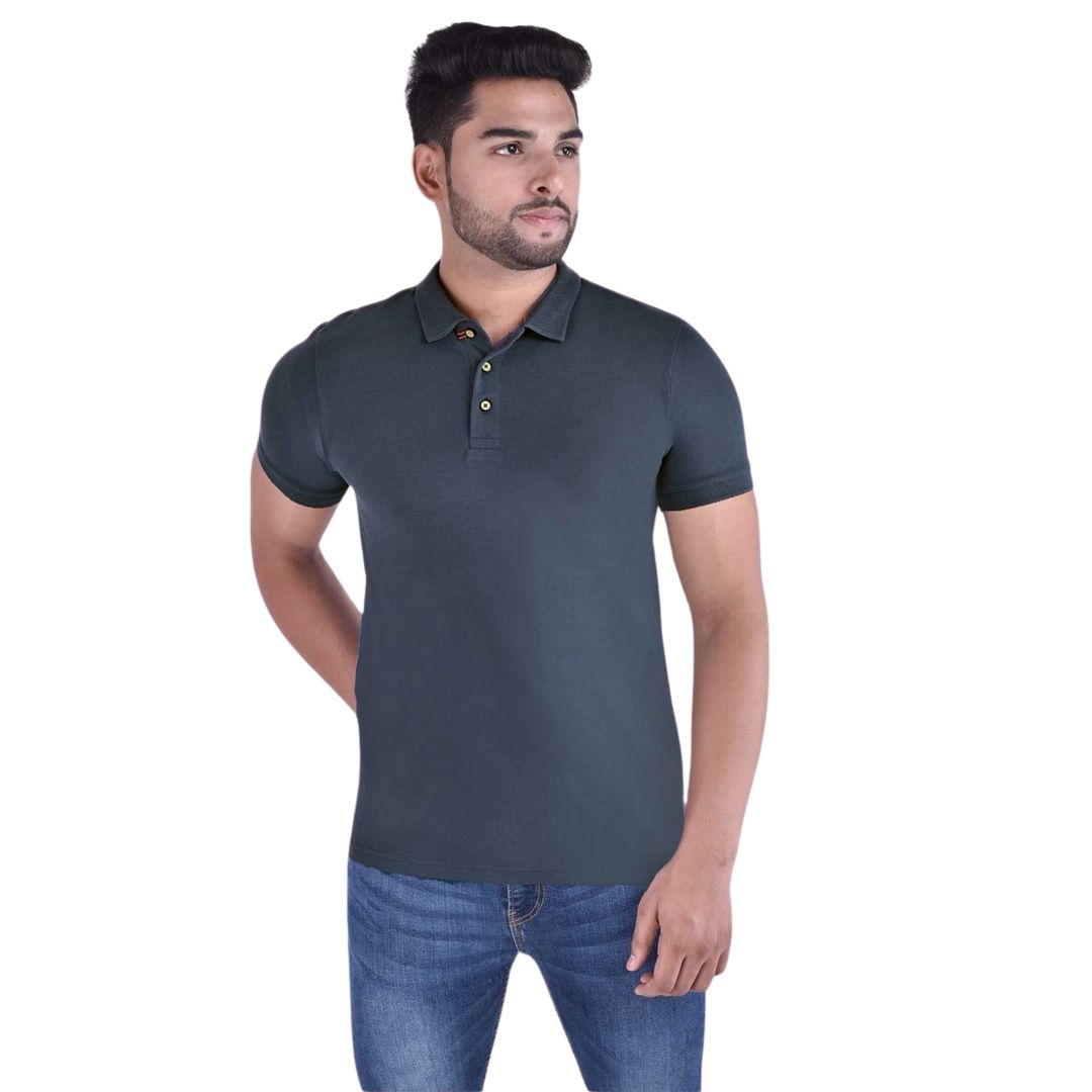 United Colors of Benetton - UCB Polo T-Shirt (Charcoal Grey) - corporate gift by YuBingo