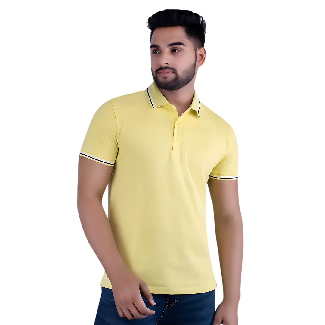 UCB Polo T-Shirt (Lemon Yellow) - corporate gift by YuBingo