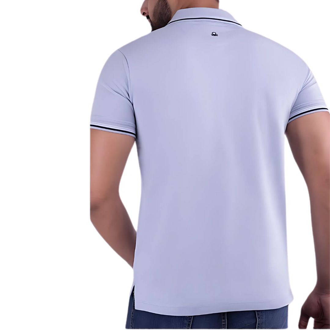 Benetton UCB Polo T-Shirt Steel Grey - product image 2