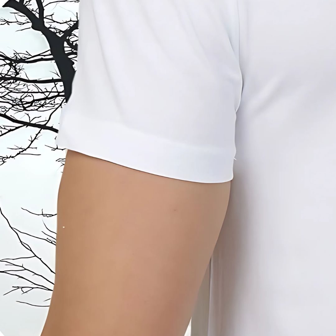 United Colors of Benetton Round Neck Cotton T-Shirt (White) - product image 4