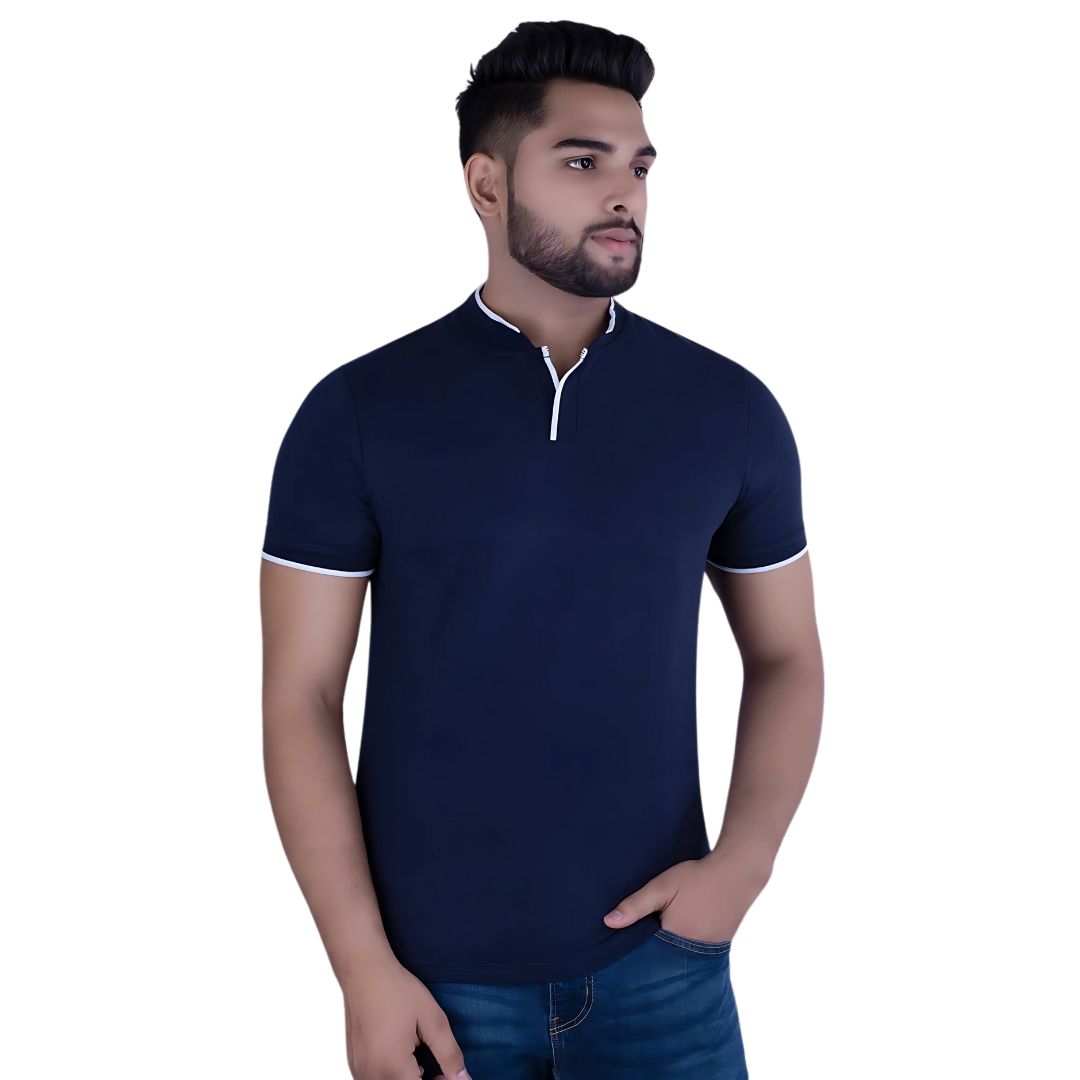 Benetton UCB Polo T-Shirt - Jonny Collar (Navy Blue) - corporate gift by YuBingo