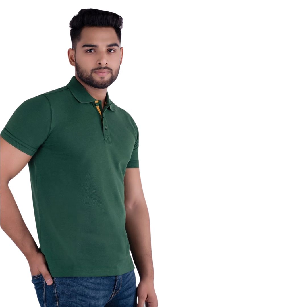 Benetton UCB Polo T-Shirt - Bottle Green for Men - corporate gift by YuBingo