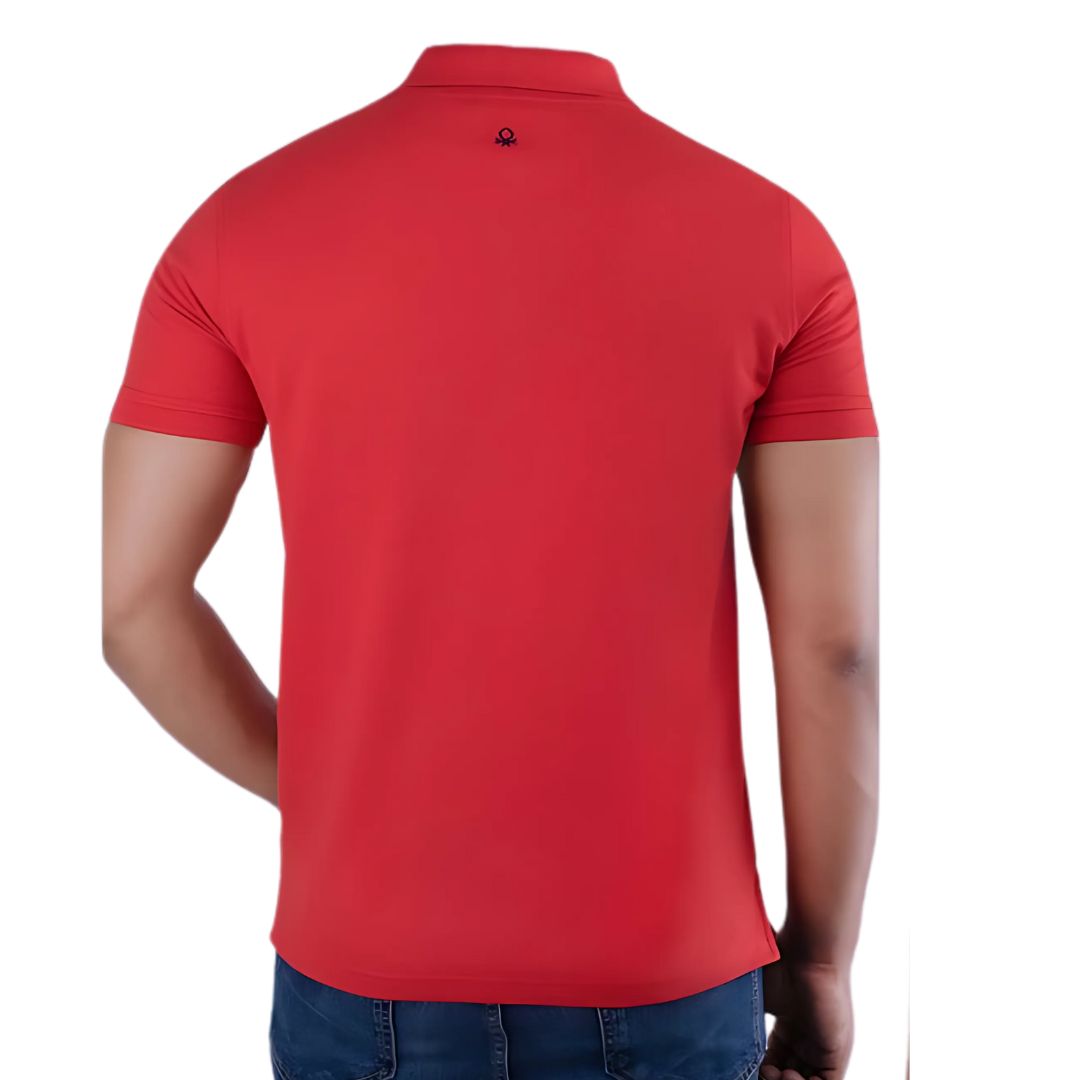 Benetton UCB Red Polo T-Shirt (Men) - corporate gift by YuBingo