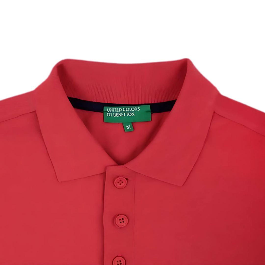 Benetton UCB Red Polo T-Shirt (Men) - product image 3