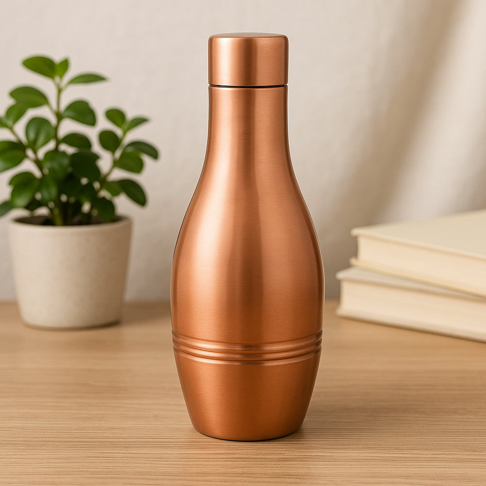Premium 99% Copper Water Bottle - 650 ml - corporate gift by YuBingo