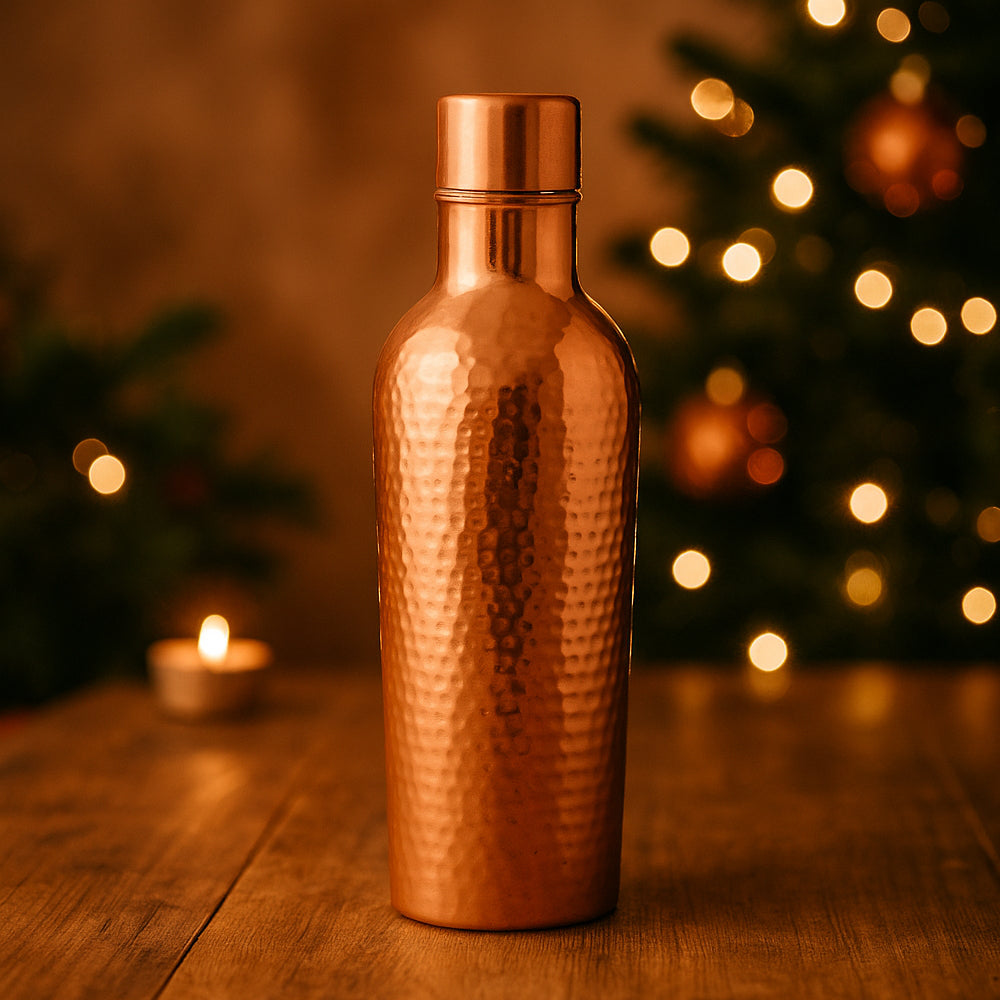 GBI-4145 Hammered Copper Bottle - 950ml - corporate gift by YuBingo