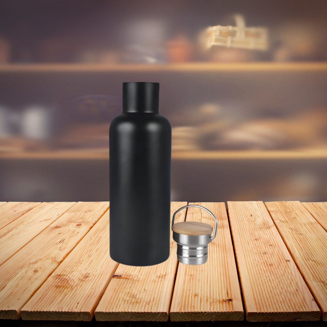 H305  EcoVault 700 - 700 ml Vacuum Flask with Bamboo Lid - product image 2