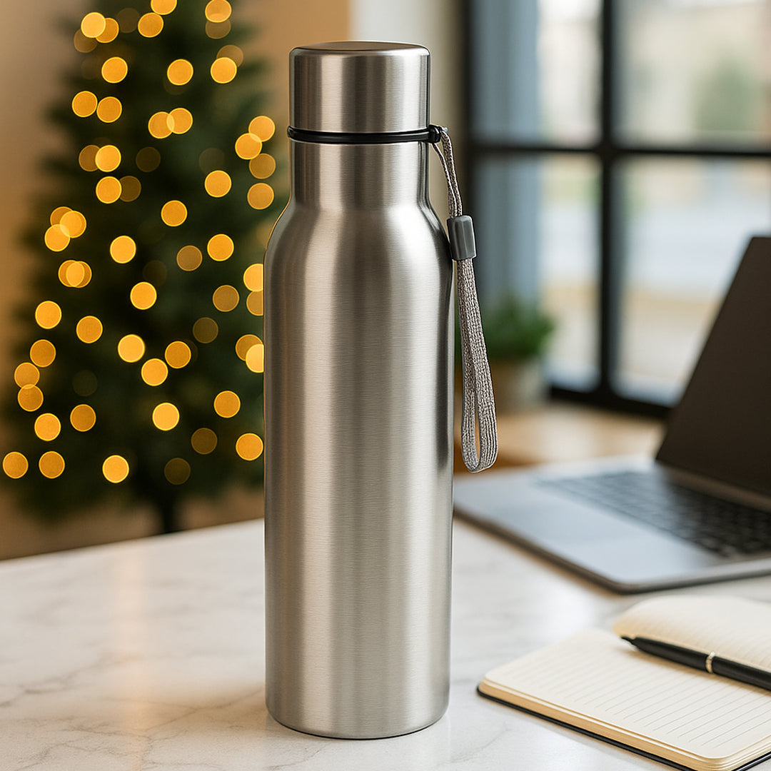 H306a  Bolt 750 Stainless Steel Water Bottle with Strap - 750ml - corporate gift by YuBingo