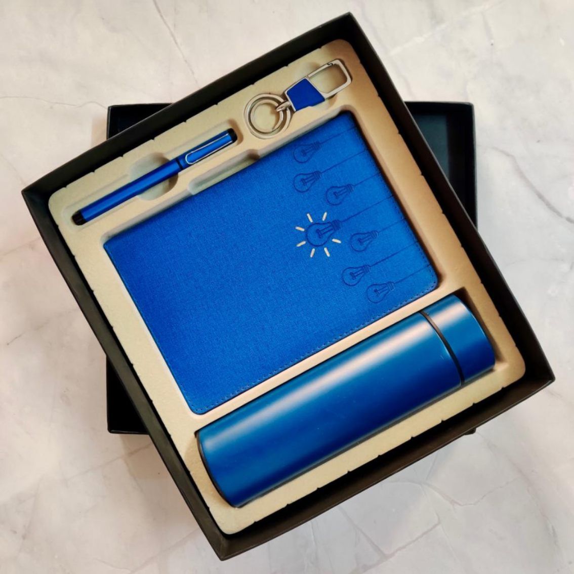 Employee Welcome Kit Set of 4_Blue Color - corporate gift by YuBingo