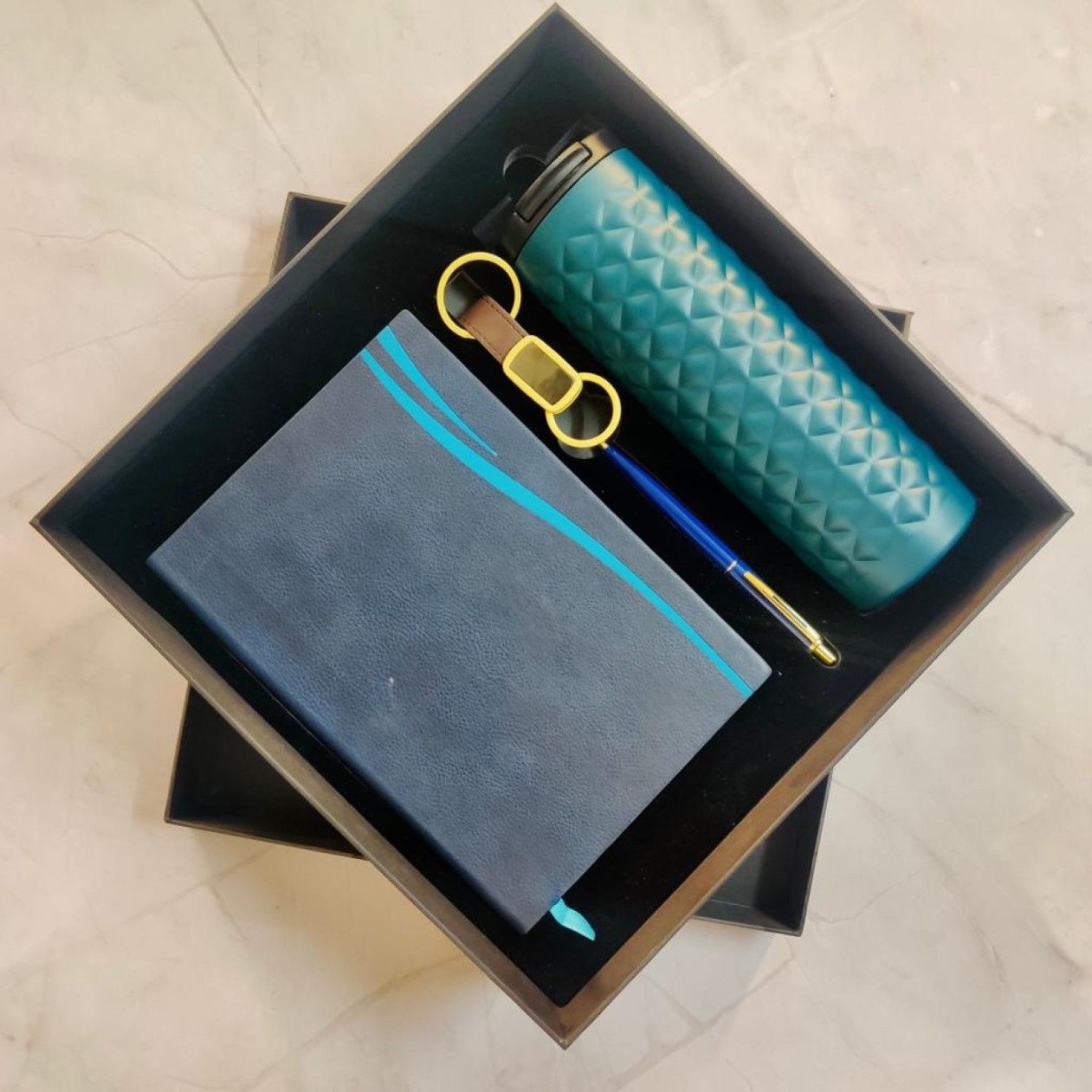 Employee Welcome Kit Set of 4_Sapphire Blue Color - corporate gift by YuBingo