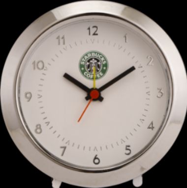 Custom Logo Table Clock - corporate gift by YuBingo