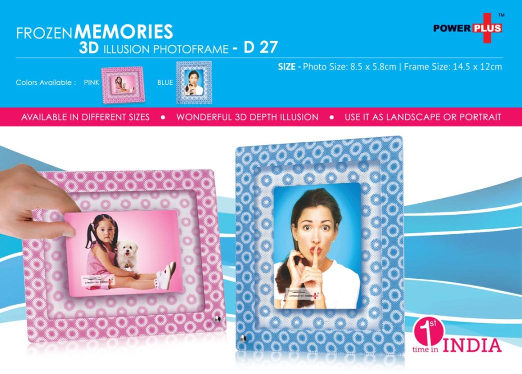 Frozen Memories - 3D Photo Frame (3 X 4) - corporate gift by YuBingo