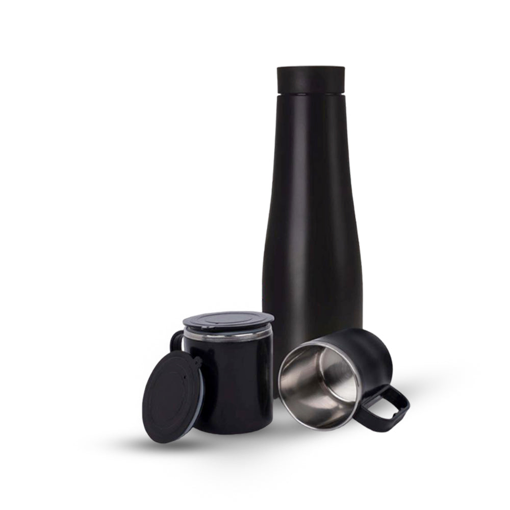 Vacuum Flask Gift Set With 2 Stainless Steel Cups In Gift Box - product image 3