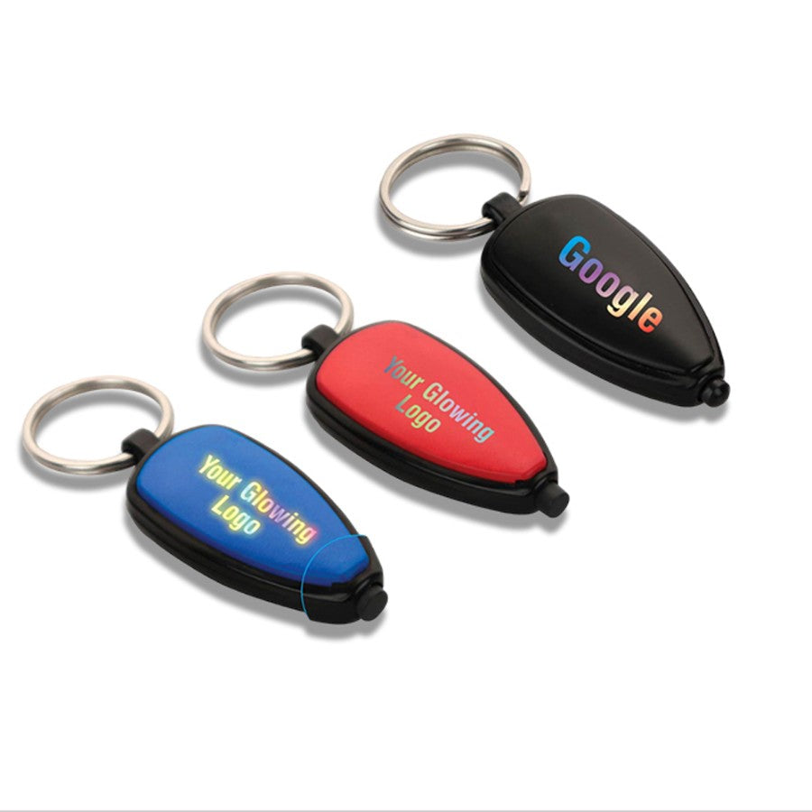 Logo Highlight Keychain (Multicolor Backlight) - corporate gift by YuBingo