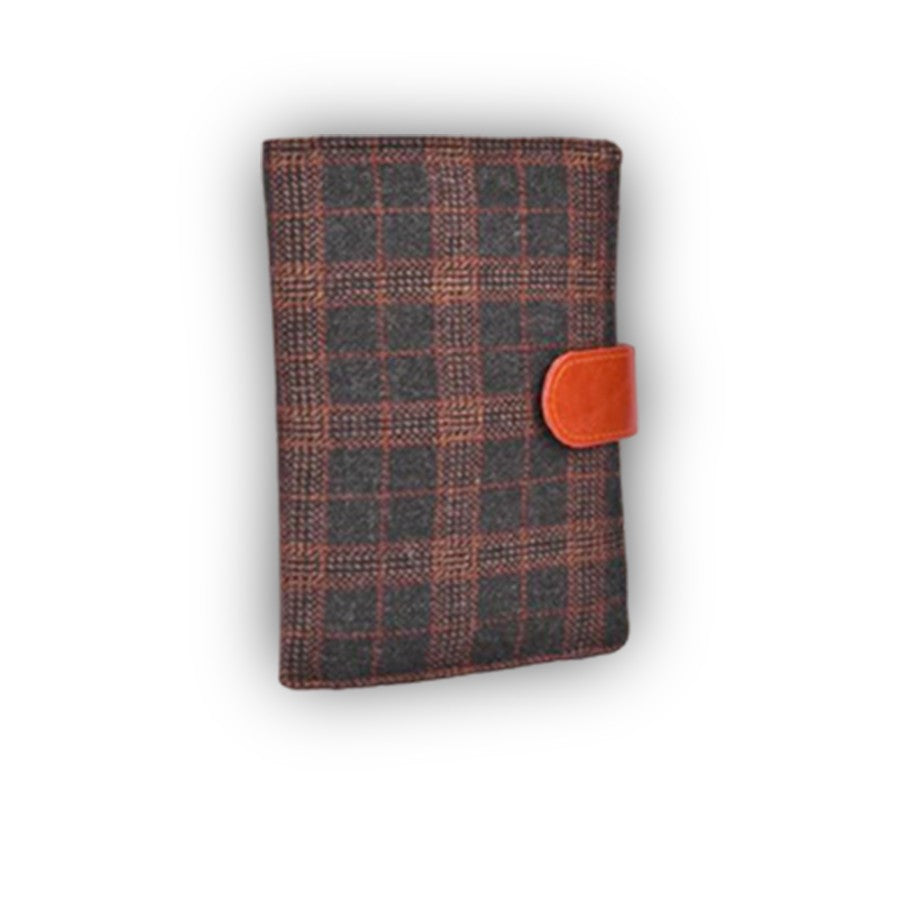 Tweed Tan Set Of 4: Passport Holder, Wallet, Card Holder & Pen - corporate gift by YuBingo