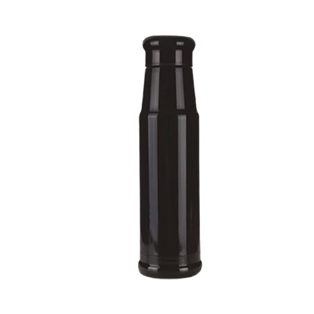 Slim Cola Stainless Steel Vacuum Flask with PU Sleeve | 500 ml Approx - corporate gift by YuBingo