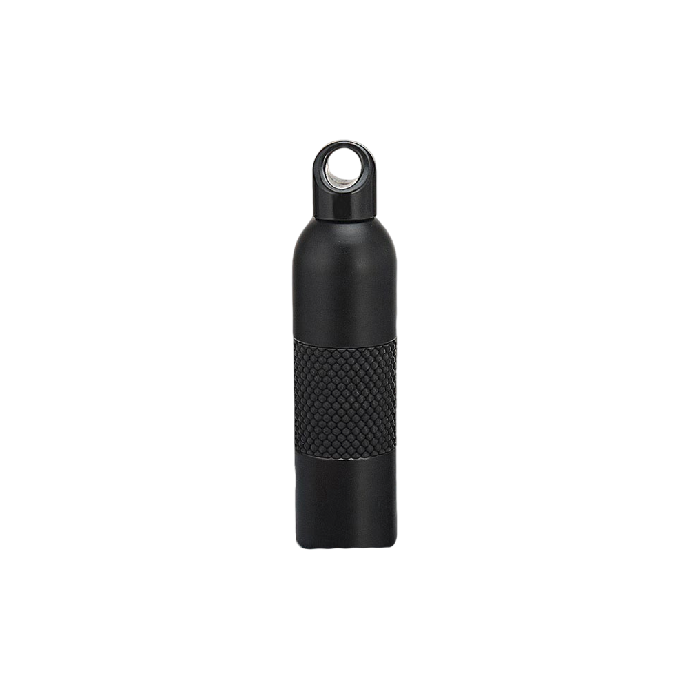 Sports Flask with Bubble Grip - 600ml (Black/White/Peach) - corporate gift by YuBingo