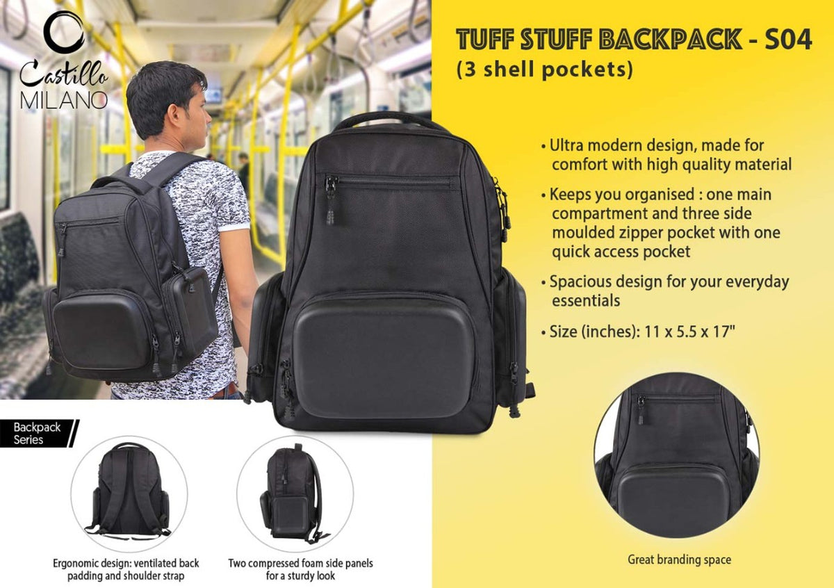 Tuff Stuff Backpack (3 Shell Pockets) By Castillo Milano - product image 2