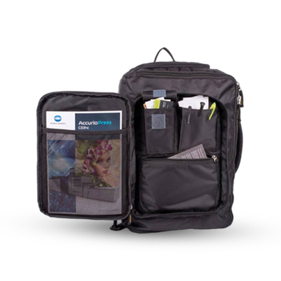 Overnighter Bag With Laptop Storage - Convertible To Backpack - Cabin Size - Quick Access Pockets - corporate gift by YuBingo