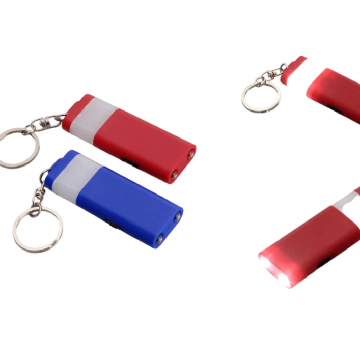 Keychain With 2 LED Torch And Lamp - corporate gift by YuBingo