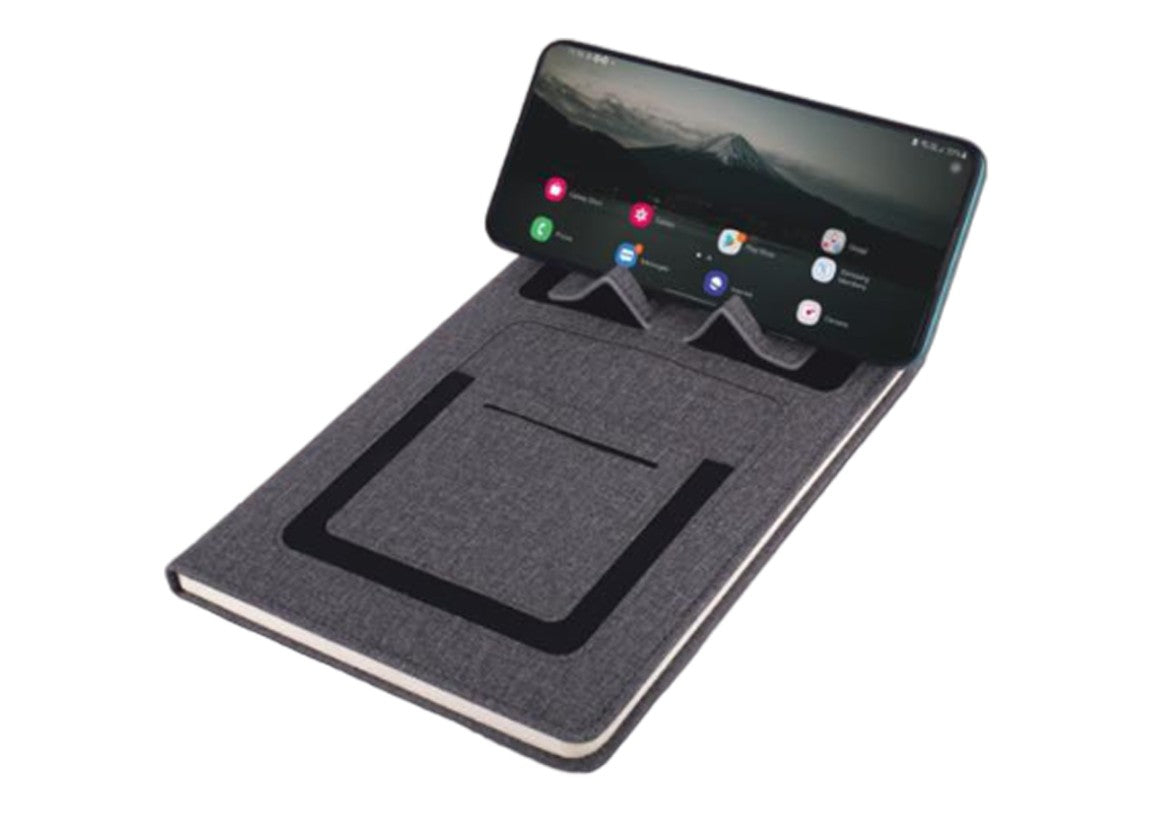 Gray Notebook Gift Set: Multifunction Notebook With Classy Metal Pen - product image 3