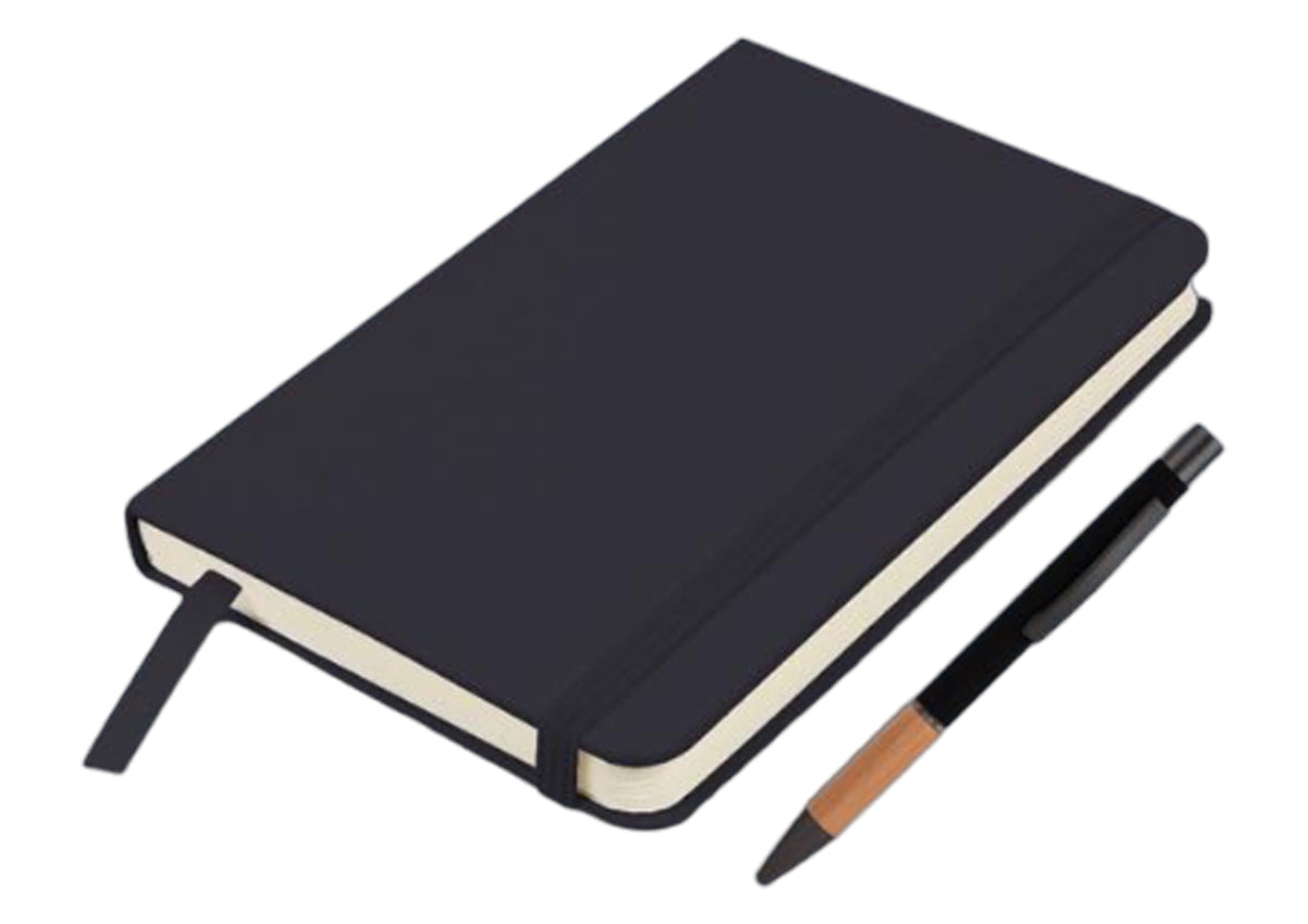 Classic A5 Elastic Notebook Gift Set with Metal Bamboo Pen - product image 3