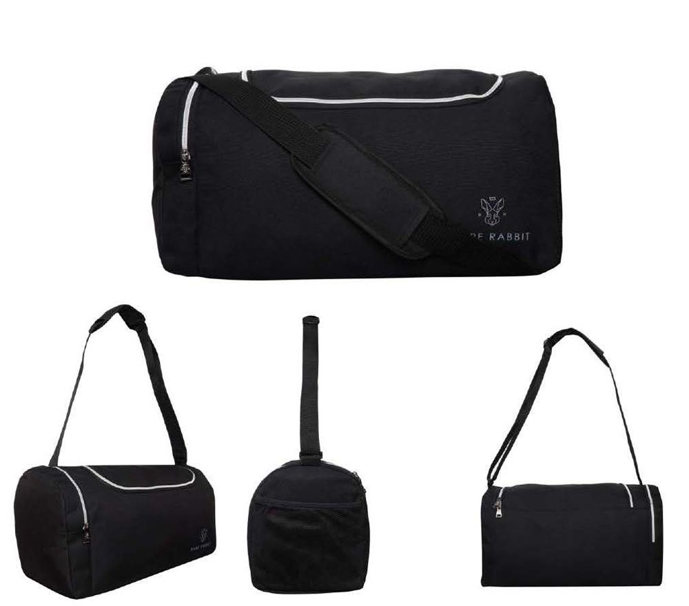 Rare Rabbit Mini Duffle Bag - Black - Custom Corporate Gift - corporate gift by YuBingo