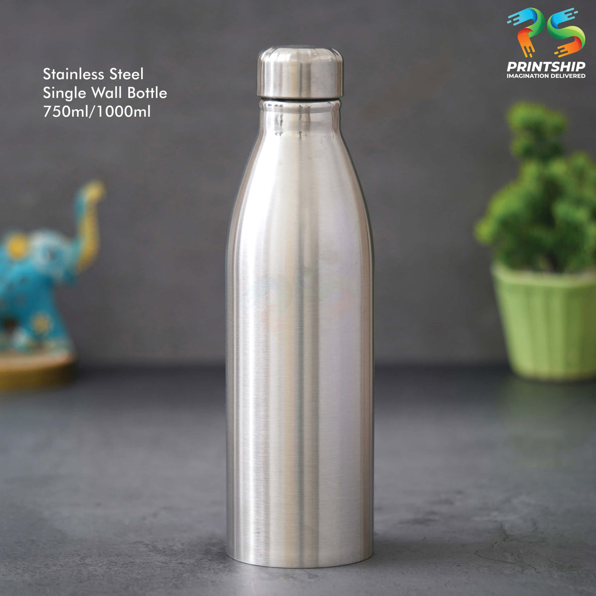 750 ML Single Wall Stainless Steel Bottle - corporate gift by YuBingo