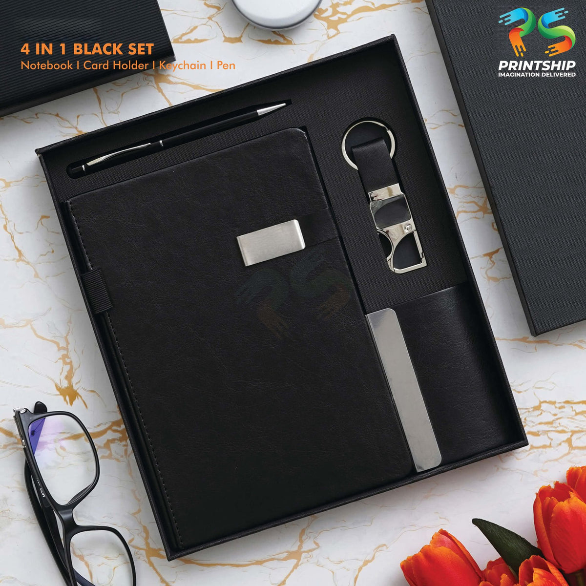 Vegan Leather Office Gift Set - corporate gift by YuBingo