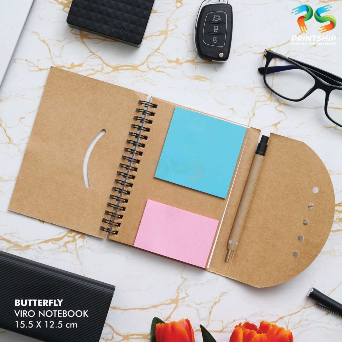 Brown Eco-Friendly Viro Notebook Set - product image 3
