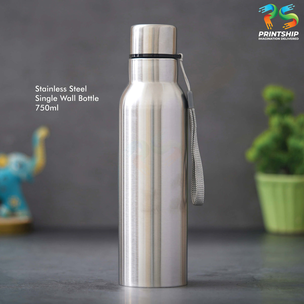 750 ML Single Wall Stainless Steel Bottle - corporate gift by YuBingo