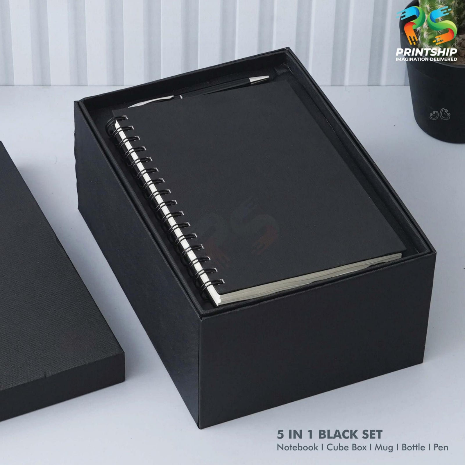 Black Viro Notebook Gift Set - corporate gift by YuBingo