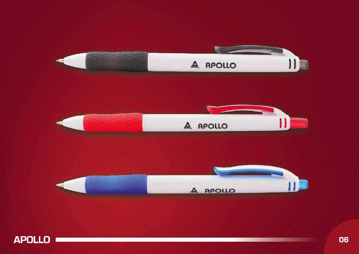 APOLLO Classic Plastic Pen - corporate gift by YuBingo