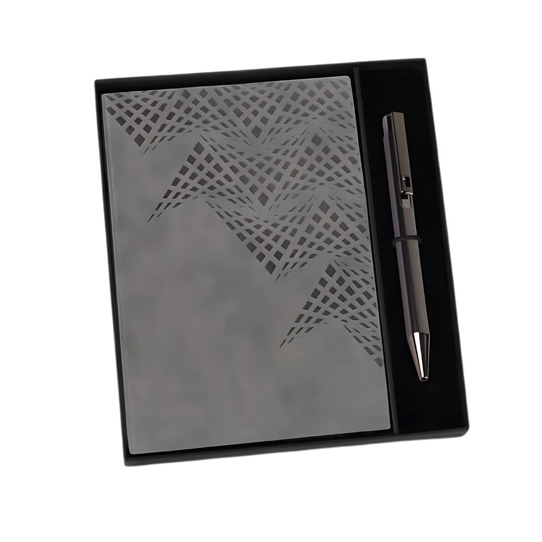 2 in 1 Set: A5 Notebook with Luster Metal Pen in Gift Box - product image 2
