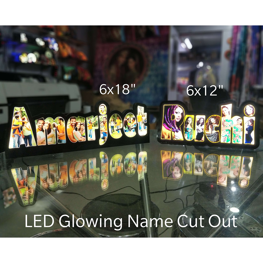 LED Glowing Name Cut Out - product image 2